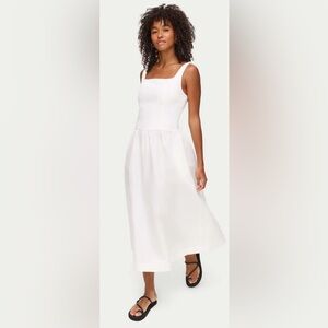 ALIGNE ROSIA DROP WAIST LINEN DRESS. NWT
